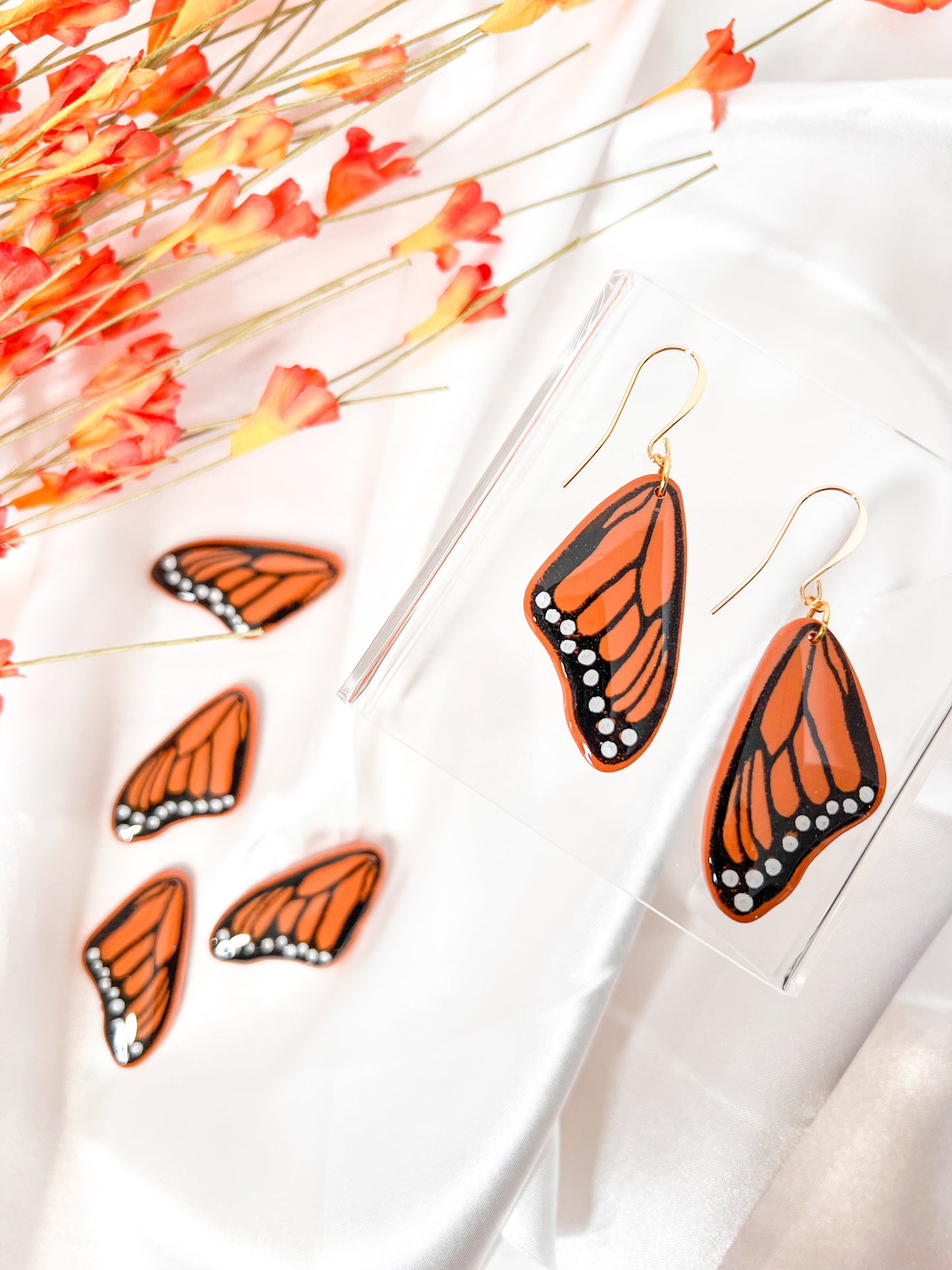 Monarch Orange Butterfly Wings