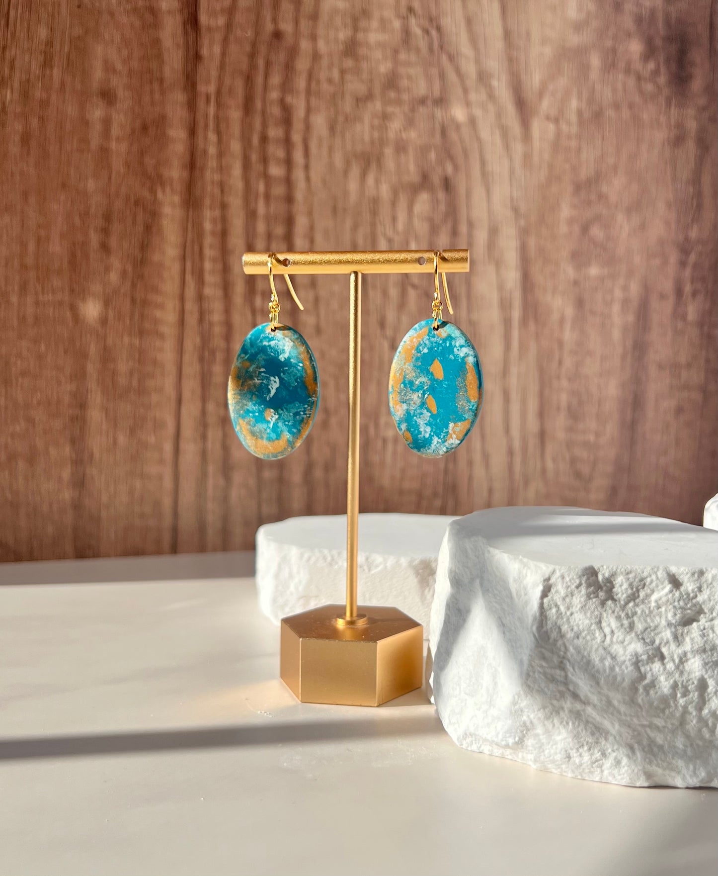 Patina - Blue Oval