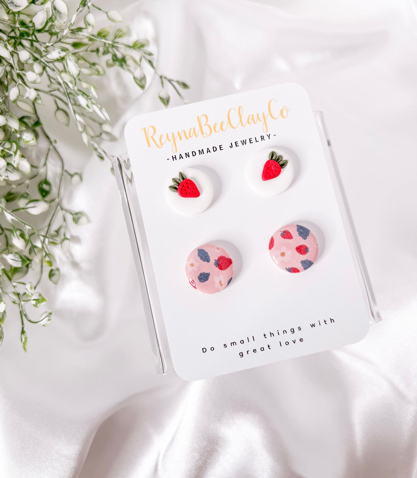 Strawberry Studs