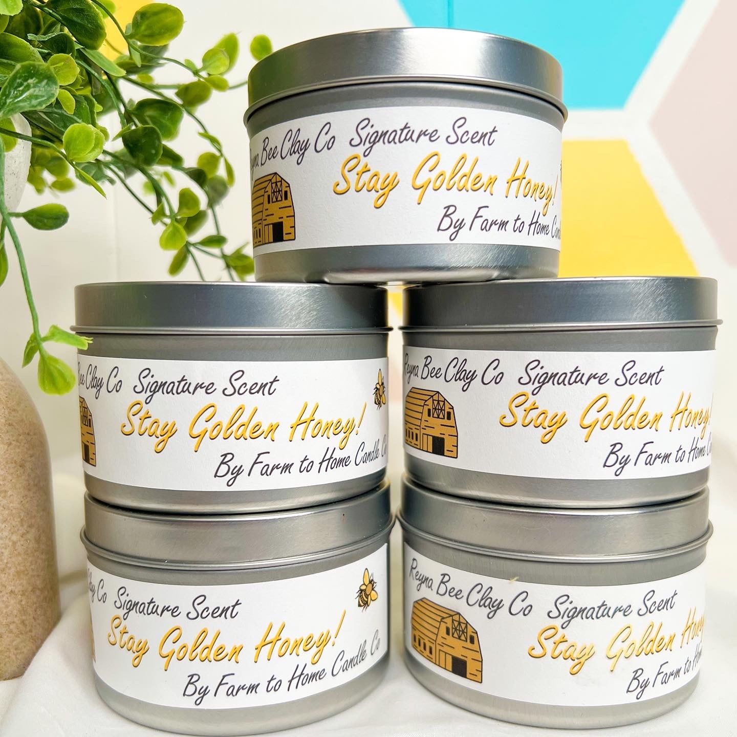 ReynaBeeClayCo Signature Candles - 8oz